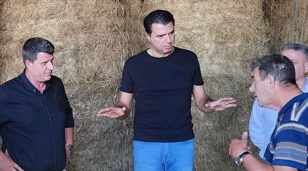 Kryetari i PD, Lulzim Basha vizitë më fermën e Agim Ajazit në Bubq, Fushë-Krujë